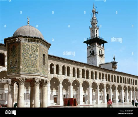 Syria Damascus Umayyad Mosque Or Great Mosque Of Damascus Built In