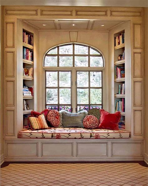 36 Fabulous Home Libraries Showcasing Window Seats Window Seat Design