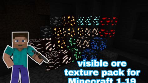 Visible Ores Texture Pack Minecraft Pocket Edition 119120 All Box