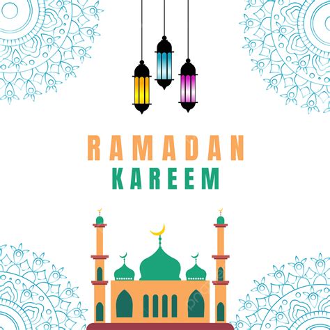 Gambar Ramadhan Kareem Dengan Desain Latar Belakang Vektor Sudut
