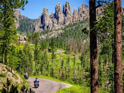 Scenic Motorcycle Drives In The Black Hills Travel South Dakota