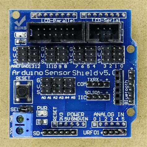 Arduino Sensor Shield V50 A2d Electronics