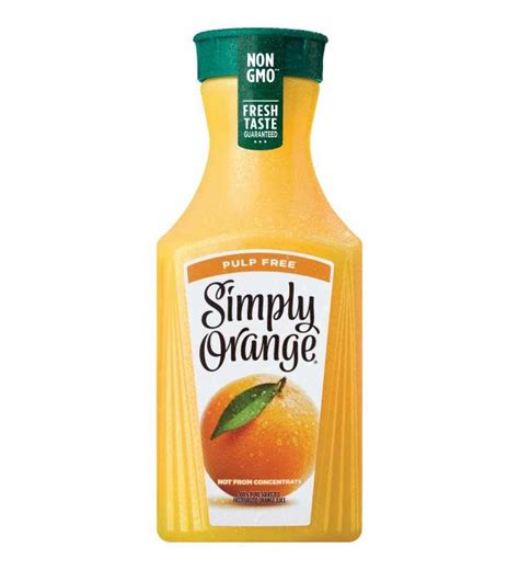 Simply Orange Pulp Free Orange Juice 52 Fl Oz
