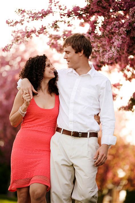 Pretty Spring Engagement Session Belle The Magazine
