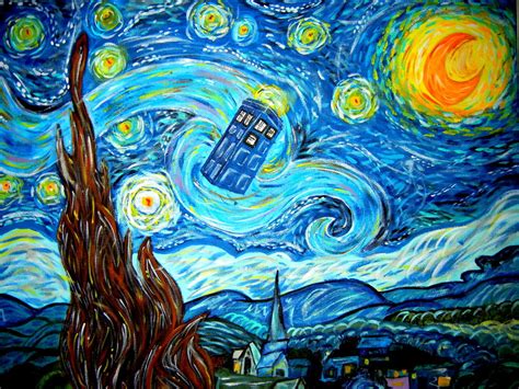 Doctor Who Starry Night Wallpaper Wallpapersafari