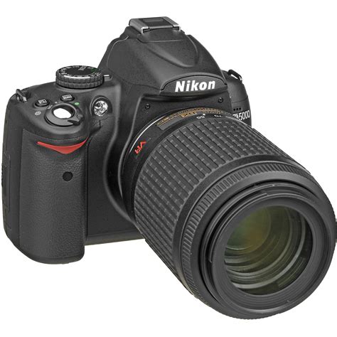 Nikon D5000 Digital Slr Camera With 55 200mm Vr F4 56g Lens
