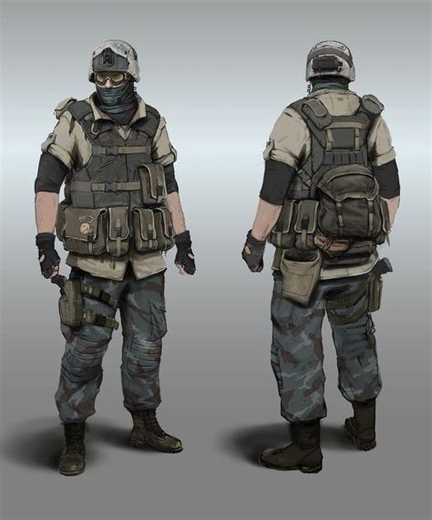 Ghost Recon Future Soldier Bodark Concept Art Characters Future