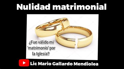 Causas De Nulidad Matrimonial Preguntas Y Respuestas Youtube