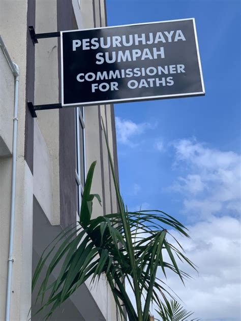 Commissioners of oaths do not certify the truth of the statements contained in a document; Puchong Commissioner for Oaths - Services - puchong.co