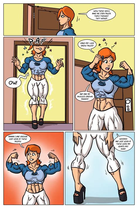 Forbidden Gwen Female Muscle Growth Comics Girls