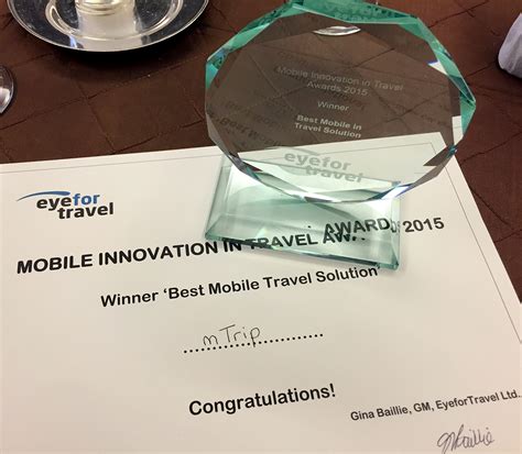 Mtrip Gewinnt Den Best Mobile Travel Award