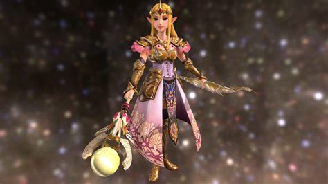 Princess Zelda Hyrule Warriors 3d Model By Kingdom Games