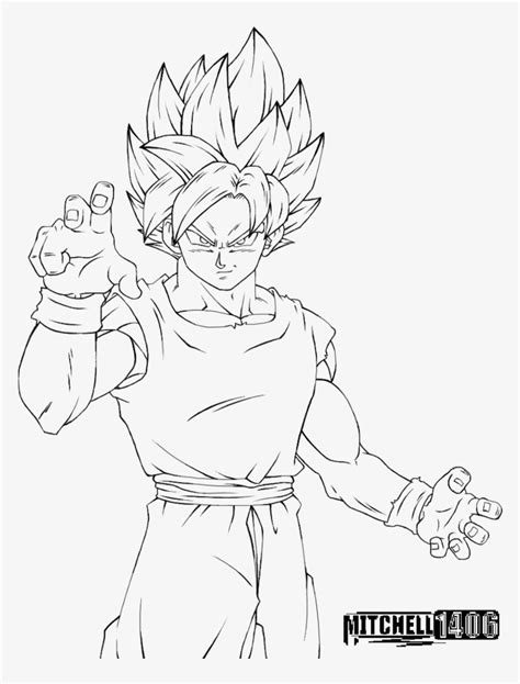 Goku Ultra Instinct Coloriage Goku Ultra Instinct By Andrewdb13 On