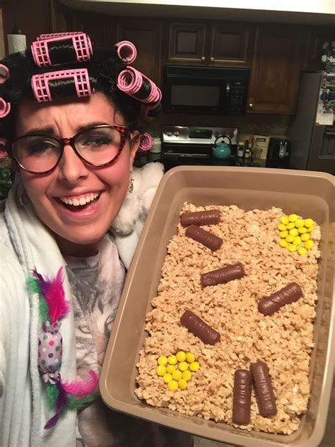 Crazy Cat Lady halloween costume with Litter Krispy Treats (With images