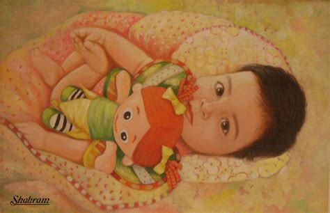 Baby Oil Painting Professional Portrait By Shahram Soltani Flickr