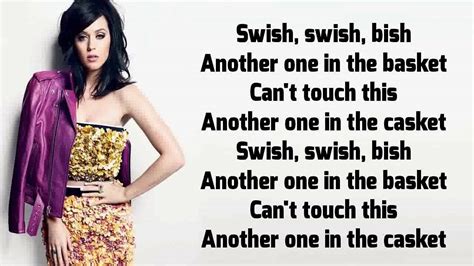 Katy Perry Swish Swish Official Ft Nicki Minaj Lyrics Youtube