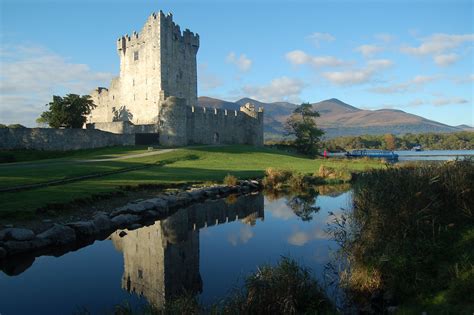 Ross Castle On The Shores Of Lough Leane In Killarney Co Kerry