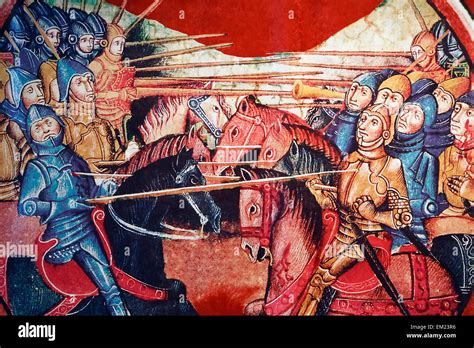 Medieval Paintings Of Battles