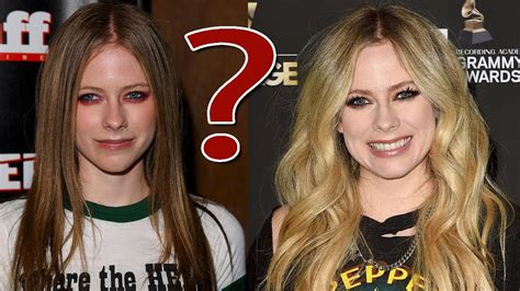 Avril Lavigne Before And After
