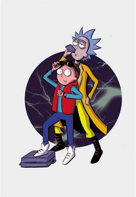 Rick And Morty X Back To The Future Quadrinhos Do Coringa De Volta