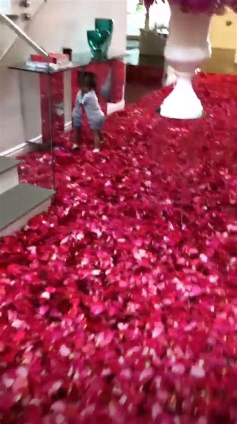 Travis Scott Covers Kylie Jenners House With Roses For Her Birthday