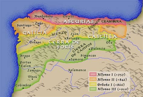 Historia Y Evolución Territorial Del Reino De León Geografía Infinita