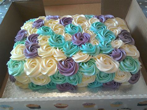 Rosette Cake For Laurens 21st Birthday Birthday Sheet Cakes Amazing