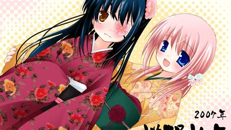 1920x1080 Resolution Sakura Musubi Girls Kimono 1080p Laptop Full Hd