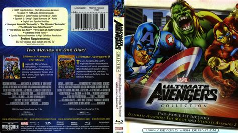 Ultimate Avengers Collection Movie Blu Ray Scanned Covers Ultimate