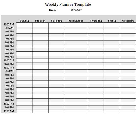 6 Best Images Of 24 Hour Weekly Schedule Printable 24 Hour Daily