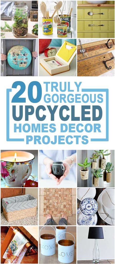 20 Truly Gorgeous Upcycled Home Décor Items Upcycled Home Decor