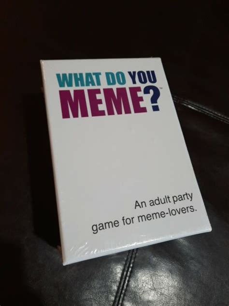 What Do You Meme Adult Party Game Wsxmeme05 For Sale Online Ebay