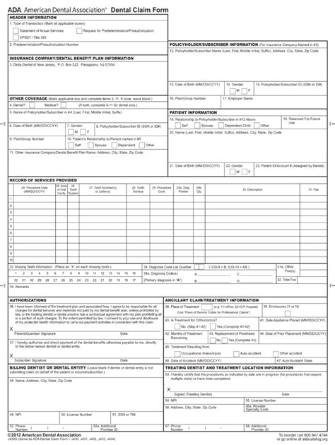 2019 Ada Claim Form Fill Out And Sign Online Dochub