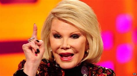Joan Rivers Resting Comfortably After Health Scare Bbc News