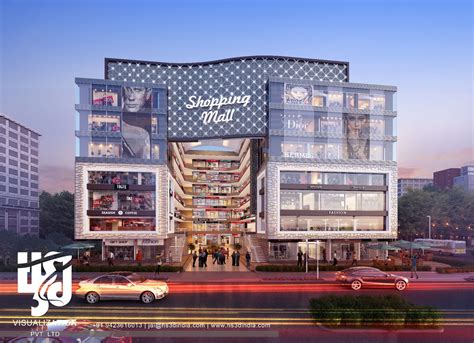 3d Shopping Mall Exterior Design Cgi Shopping Mall Architecture Mall