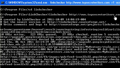 Check Bad Links On Your Site Automatically With Linkchecker