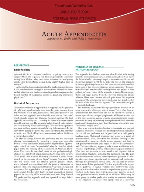 Ac Appendicitis Pdf Ct Scan C Reactive Protein