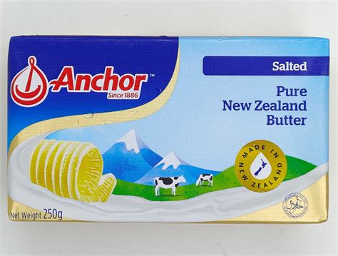 Anchor Pure Butter Salted 250g 有盐牛油 Bak Lai Fish Ball Food Industries
