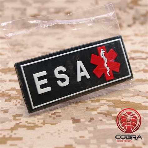 Esa Medical Military Pvc Patch Velcro Military Airsoft