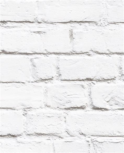 Removable Wallpaper White Brick Modern Clean Look Self Etsy