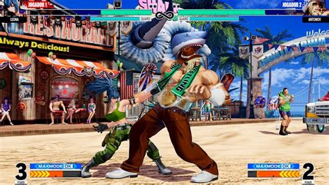 leona vs antonov the king of fighters xv gameplay kof xv in 2022 king of fighters fighter