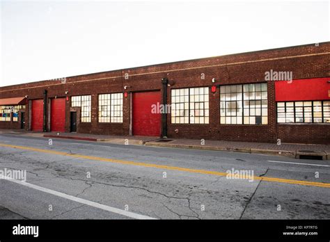 Exterior Of Old Warehouses Stock Photo Alamy