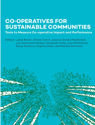 Co Operatives For Sustainable Communities Tools To Measure Co