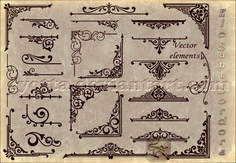 Ornamental Design Borders Lz 8 By Lyotta On Deviantart