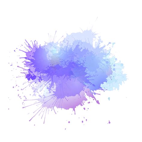 Purple Watercolor Splash Vector Hd Images Purple Watercolor Splashes