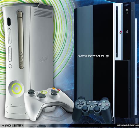 Xbox 360 Vs Playstation 3 By Pedrosampaio On Deviantart