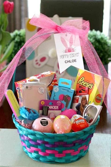 You'll find inspiration for toddlers, teenagers, and adults! Kids Easter Basket Ideas Made Easy - For Baby, Kids and Tween