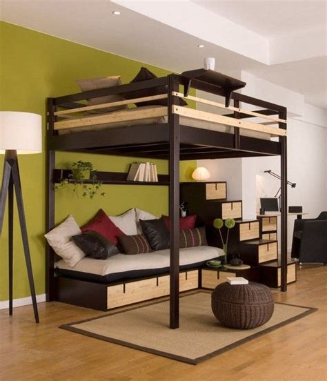 Our beds were designed for youth, teen, college students and adults with safety and stability in mind. Double Loft Bed For Adults | Loft beds | Pinterest ...