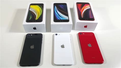 Iphone Se 2020 All 3 Colours Review Black White And Product Red Youtube