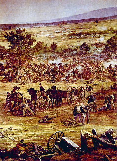 The Battle Of Gettysburg July 1863 Photograph By Everett Pixels